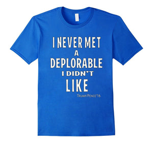 Deplorable Tee Shirt Shows How Trump Supporters Feel