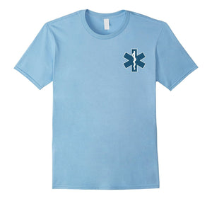 Emt-Ems-My Dad The Emt Is My World-Paramedic T Shirt