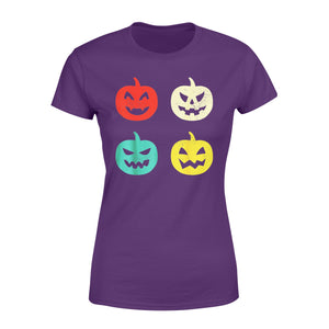 Vintage Pumpkin Funny Halloween Women's T-shirt