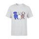 3 Dachshund Doxie Patriotic US American Flag July 4th Shirt T-Shirt