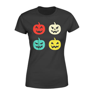 Vintage Pumpkin Funny Halloween Women's T-shirt