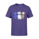 3 Dachshund Doxie Patriotic US American Flag July 4th Shirt T-Shirt
